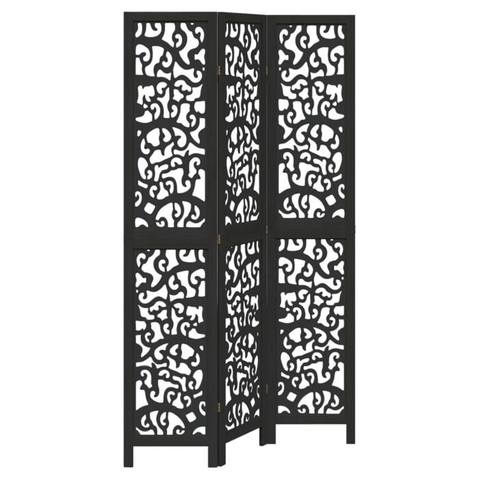 Paravent En Bois Massif 3 Panneaux 170x120 Cm – Homestyle4u – Décoration Naturelle