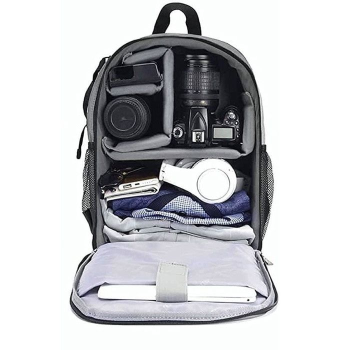 Sac à Dos Tactique Pour Appareil Photo Reflex Et Ordinateur Portable – Noir – 1 Pièce