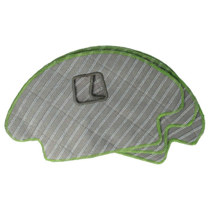 vhbw 3x lingettes parquet carrelage compatible avec iRobot Roomba Combo aspirateur robot - lingette pour lavage tampon microfibre