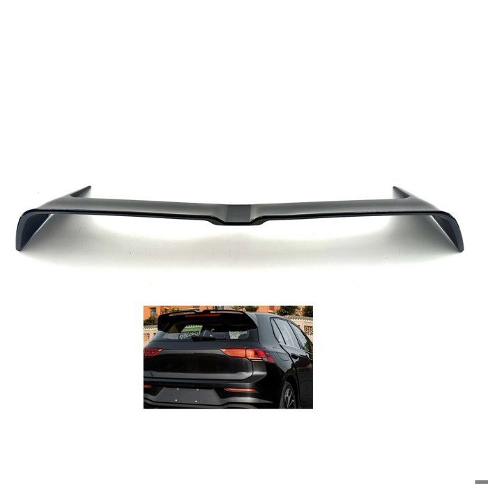 Becquet de coffre noir brillant pour VW GOLF 8 standard