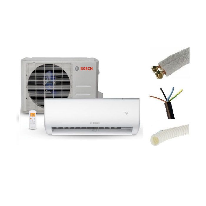 Bosch pret a poser climatisation murale inverter + kit de pose 7 metres 60 m2 max - vue 2
