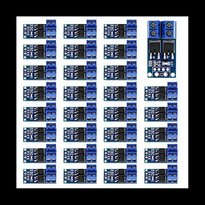 Mos Fet Module Controller Dc 30PCS MOSFET Switch Drive Module DC 5V-36V 15A(Max 30A) 400W Dual High ...