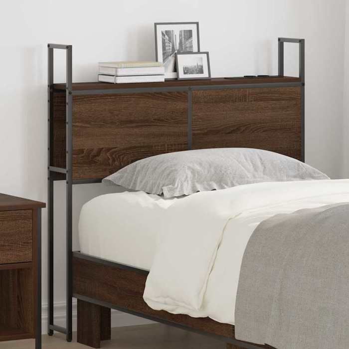 Armoire De Tête De Lit Chêne Marron - 160x19x103,5 Cm - Neuve Sous Emballage