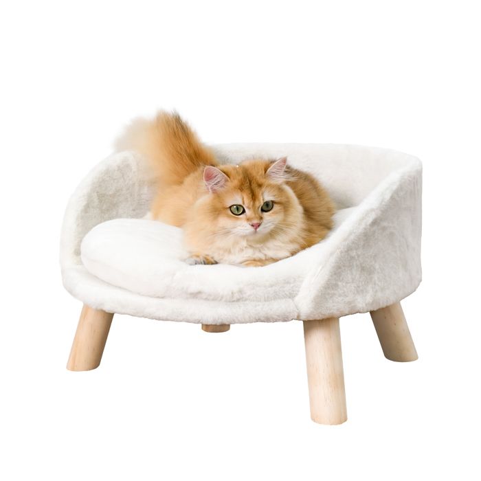 Meilleurs prix pour Canapé pour Chien - BingoPaw - Fauteuil pour Chien Chat Lit sur Pied pour Chats - 51.5x32cm
