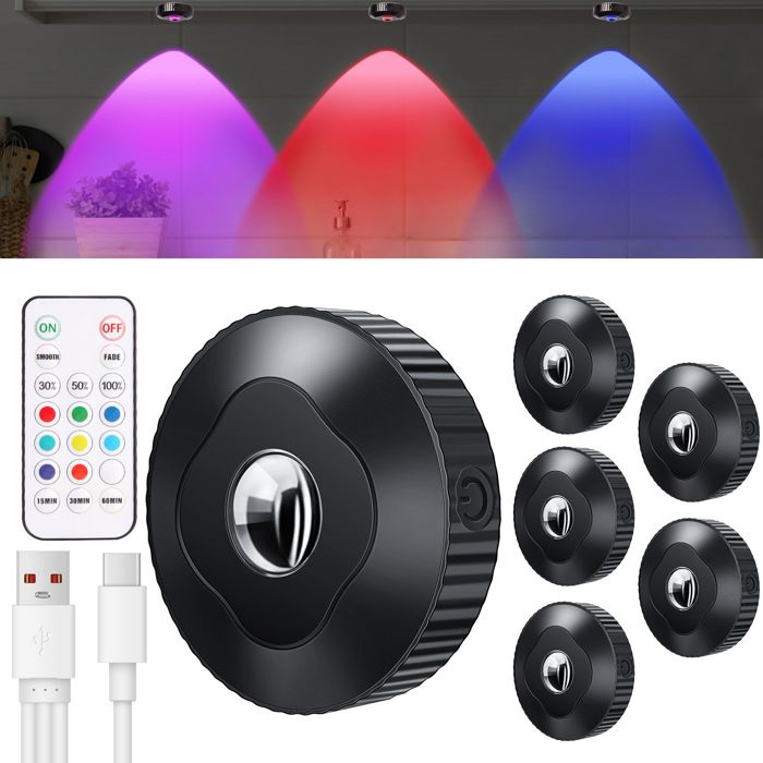 Lot De 2 Lumières Stroboscopiques LED Pour Drone – 7 Couleurs, Recharge USB, Anti-collision, 2 Modes D’éclairage
