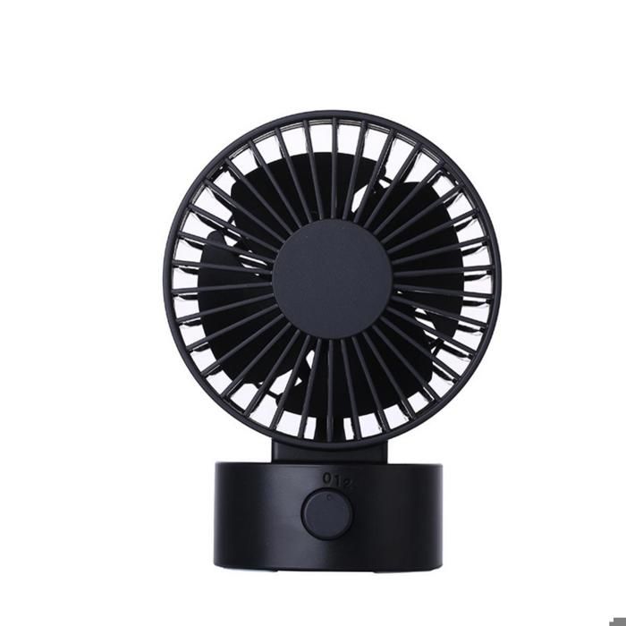 MiniUSBventilateur -Mini ventilateur de bureau silencieux noir-Convient pour la maison le bureau et la bibliothèque - Vitdipy