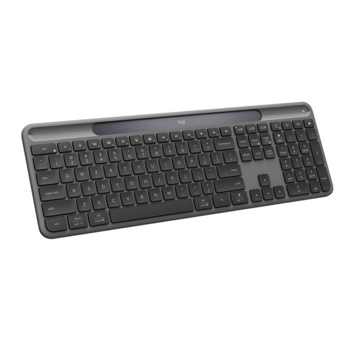 Logitech Signature Slim Solar+ clavier sans fil alimenté par la lumière solaire et artificielle batterie durable jusqu’à touches personnalisables Bluetooth Clavier Français AZERTY - vue 5