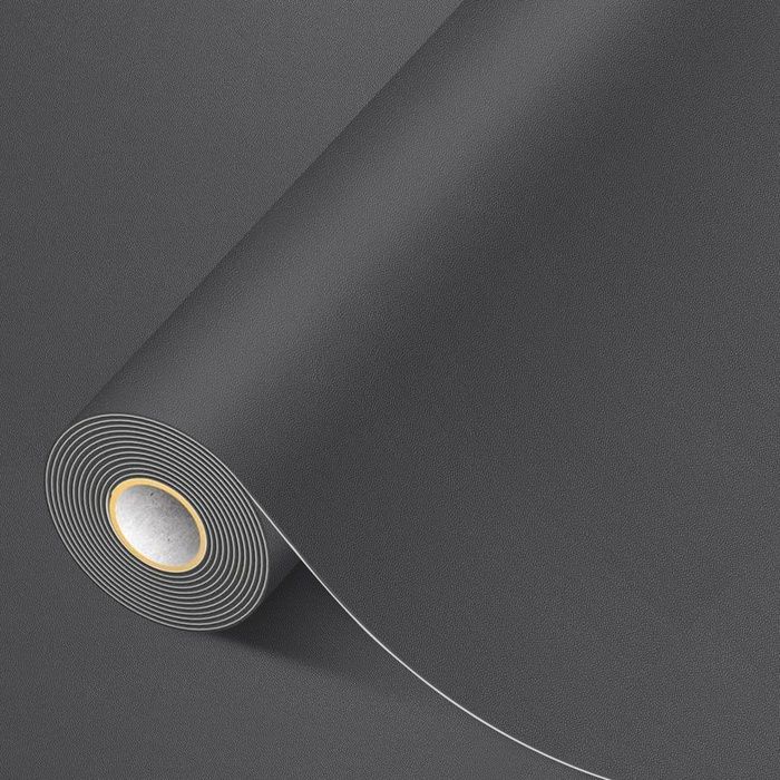Patch Réparation Cuir 30x300 cm PU Auto-adhésif Rénovation Canapé Siège Artisanat (Gris Foncé) Gris Foncé 30x300cm DECO COUTURE