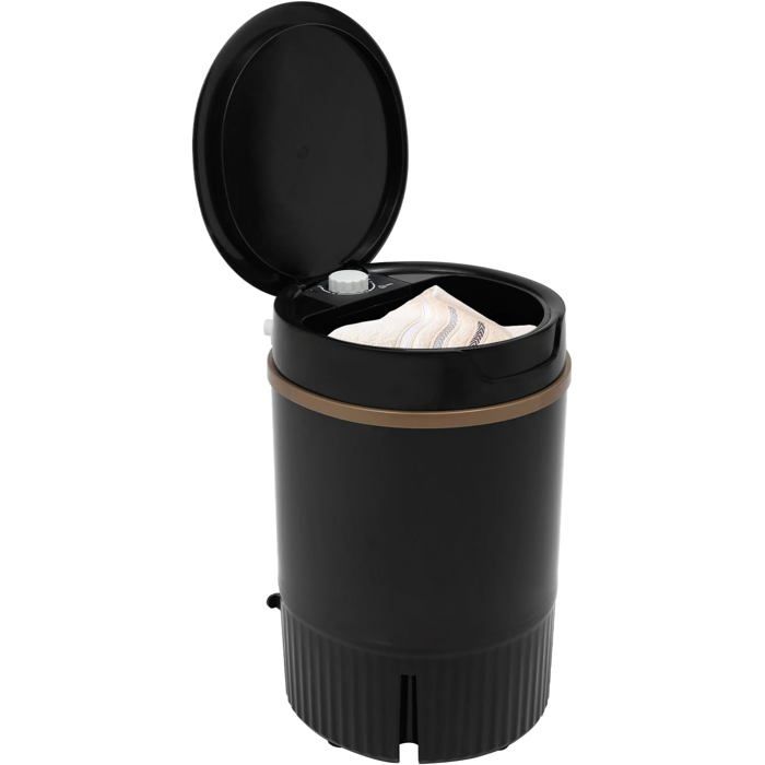 Lave-linge semi-automatique 4.5L avec essorage et minuterie - Tuyau de