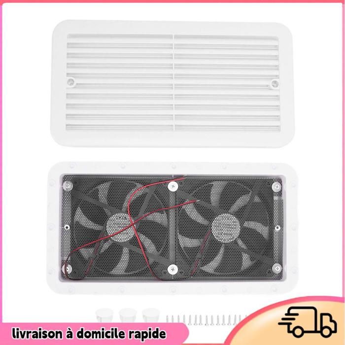 Ventilateur de ventilation latéral pour camping-car ventilateur de ventilation à sortie dair latérale unidirectionnelle 24 V 5 W