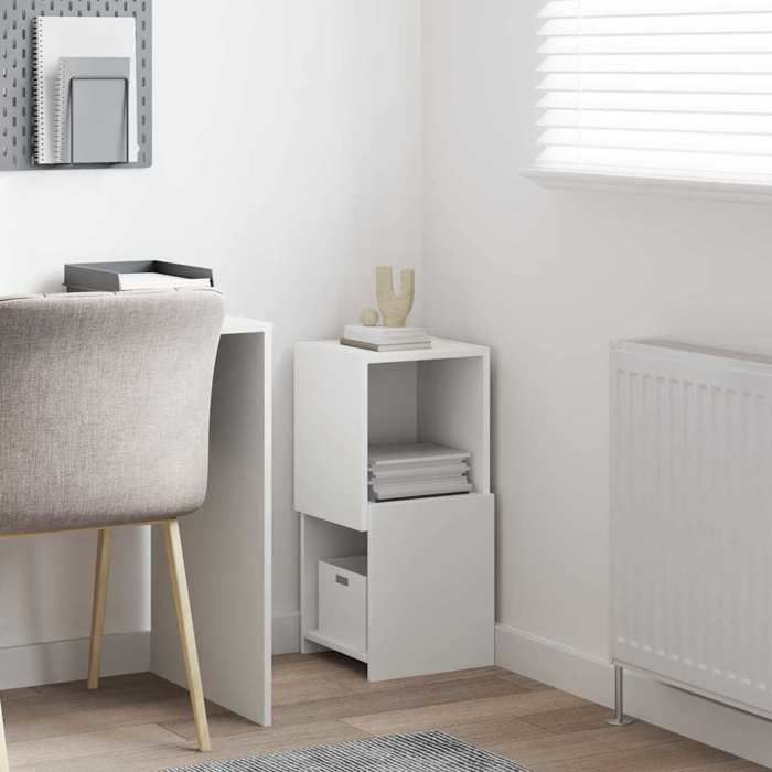 Meuble Rangement - HAOSHOP - Meuble dangle 30 5x30x65cm Bois dingénierie&01_42118