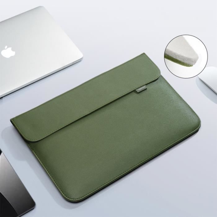 TECOOL 13 Pouces Housse PC Portable,Cuir Pochette Sacoche et Pochette Accessoires pour 2022 2024 MacBook Air 13,6 M3 M2, 2018-2020 MacBook Air 13 M1