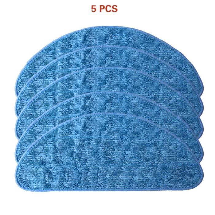 Pack De 6 Serpillères Lavables Microfibre Pour Nettoyeur Vapeur Polti (33x18 Cm) - Compatible Smart, SV400, SV420, SV440, Vaporforce