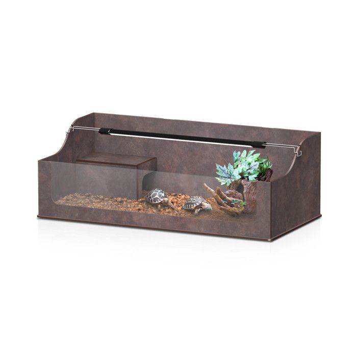 Meilleurs prix pour Terrarium - Aquatlantis - Terra Tortum 120 Noir - Tortue - Adulte - Bois