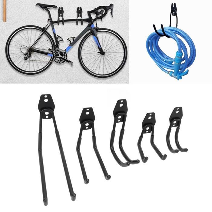 TTYSHIP® 6 Pièces Crochet a Suspendre Garage, Crochet en S de Garage Velo 19cm pour Échelle, Vélo, Support Chevron, Organisateur D'outils Jardin