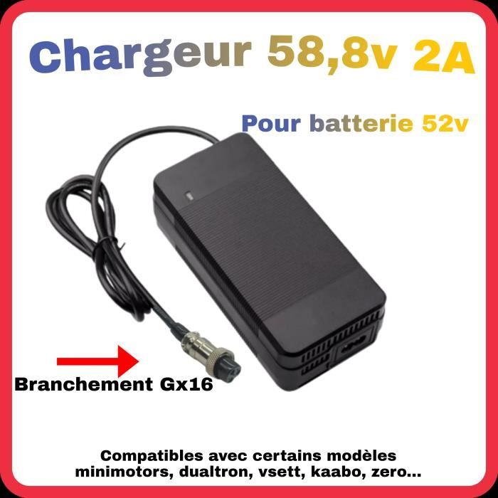 1PC prix le plus bas 42V 2A chargeur de batterie universel pour