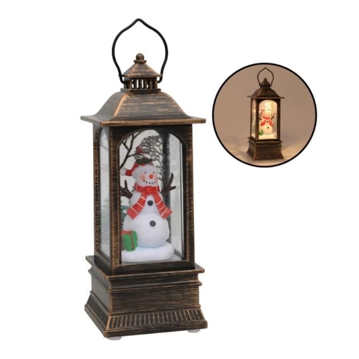 Lampe de jardin,Veilleuse Père Noël,Sapin de Noël,Bonhomme de neige