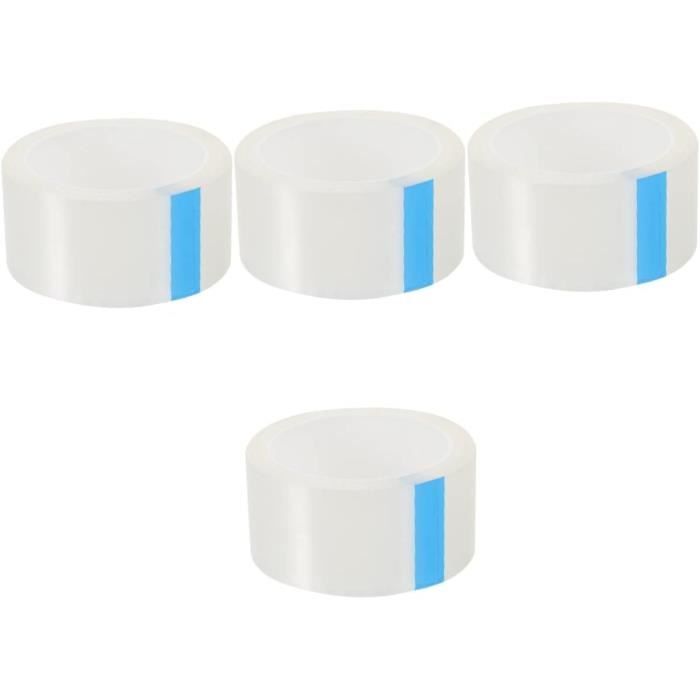 Rouleaux Ruban Lifting Visage - Lot 4 Couleurs - 2,5cm X 5m - 96% Coton - Élasticité 180% - Pour Contour Et Fermeté - 5