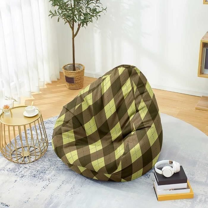 Highdi Pouf Poire Adulte et Enfants, Pouf sans Remplissage Confortable Highdi Pouf Poire Adulte et Enfants, Pouf sans Remplissage Confortable