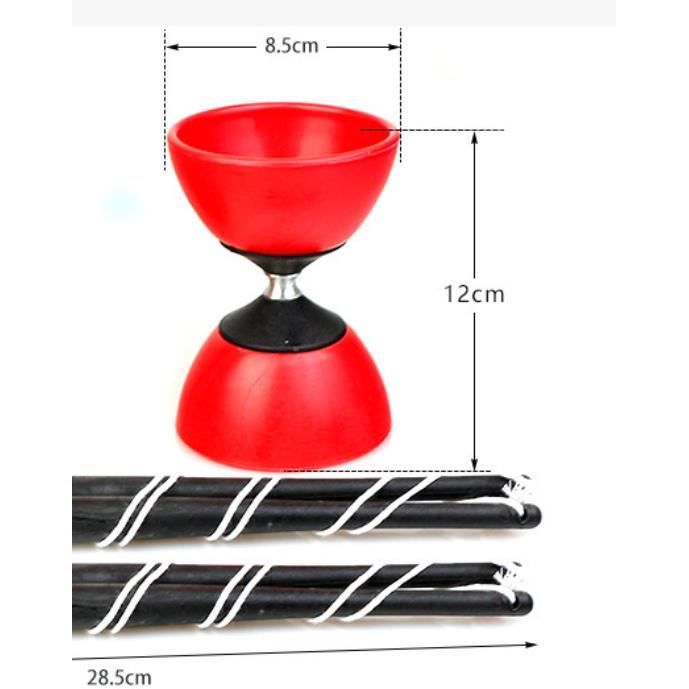 Diabolo Phosphorescent Megagic - Brillant Dans Le Noir - Coque Souple - Entraxe Métal - À Partir De 6 Ans