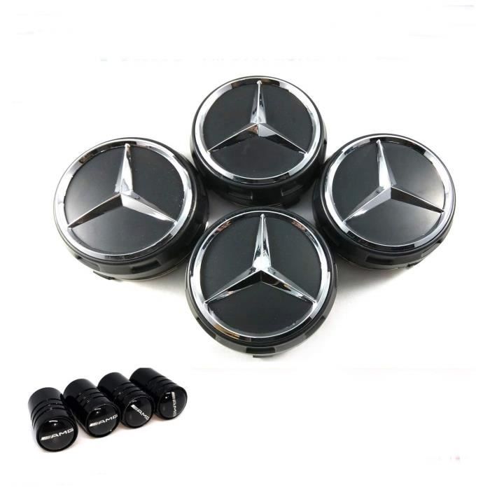Forten Car Lot De 4 Cache Moyeux Amg 75 Mm Noir Classe A B C E Cla Clk M Ml S Ecrous Jantes En Alliage Achat Vente Installation Autoradio Forten Car Lot De 4 Cache 7480 Cdiscount