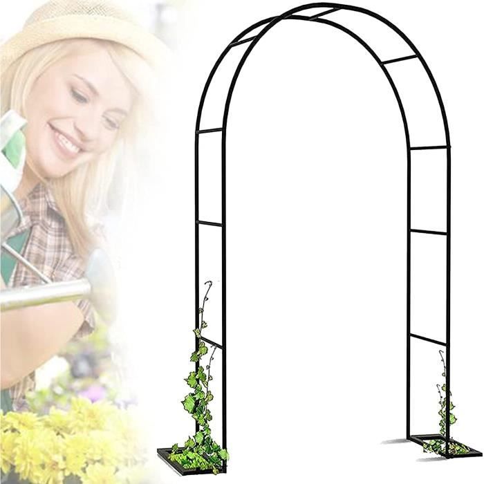 Arche De Table Réglable Support Suspendu Noir - Idéal Pour Mariages, Anniversaires Et Fêtes De Noël - Hauteur Et Longueur Ajustables