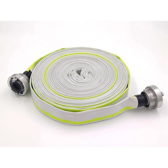 Tuyau Plat 32mm X 10m – Pour Pompe Submersible, Arrosage Jardin, Transfert Eau | Avec 2 Colliers De Serrage - 4