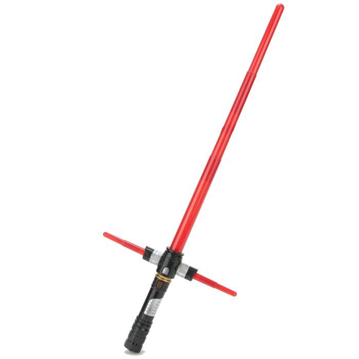 Sabre laser Star Wars Sabre laser Duel RGB Couleur variable Sabre avec 3 effets sonores Poignée en métal Noir Pour enfants Jouets lumineux