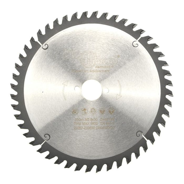 Lame Scie Circulaire HARDWIN 210x30mm 48 Dents - Coupe Céramique, Acier, Aluminium - Compatible Bosch/Makita