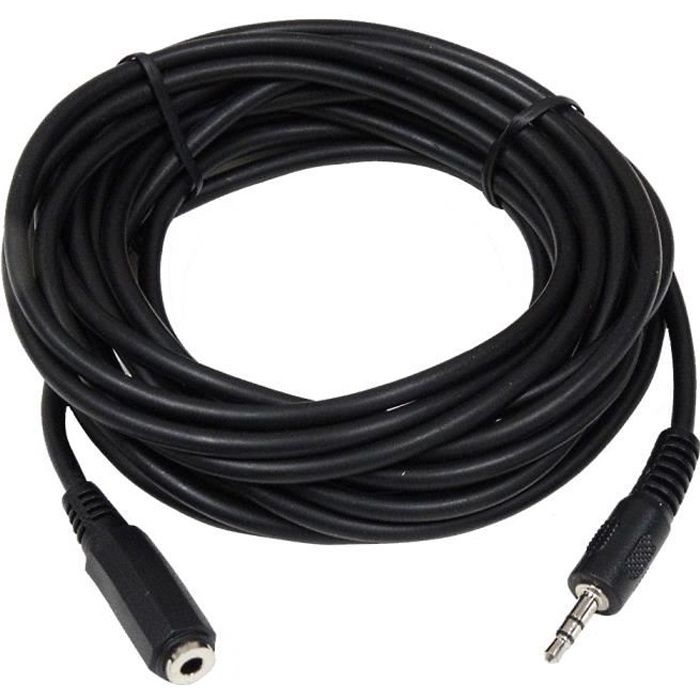 Rallonge cable audio jack 3.5 au meilleur prix