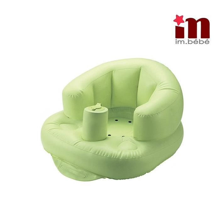 Imbebe Siege De Bain Transat Siege Bebe Gonflable Multifonction Douche Repas Plage Jeux Etc En Pvc Vert Cdiscount Puericulture Eveil Bebe