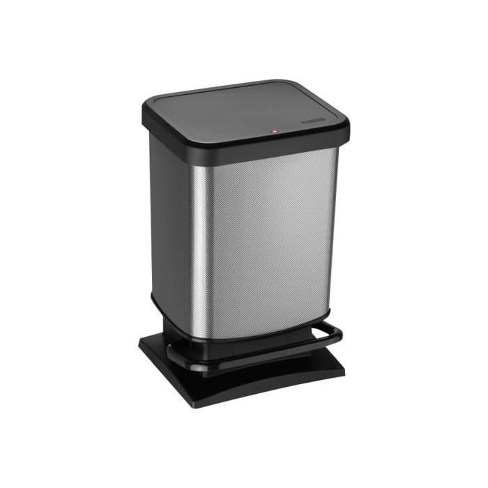 Poubelle à Compost Rotho 9L Avec Filtre Charbon - Sans BPA, Compacte Et Anti-Odeurs Pour Cuisine