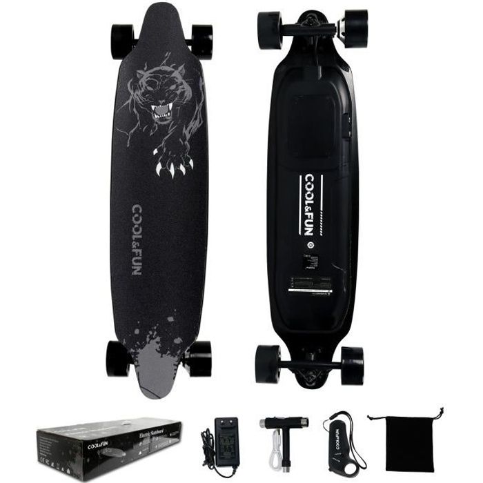 Skateboard électrique Bolture - Longboard électrique - Adultes -  Télécommande 