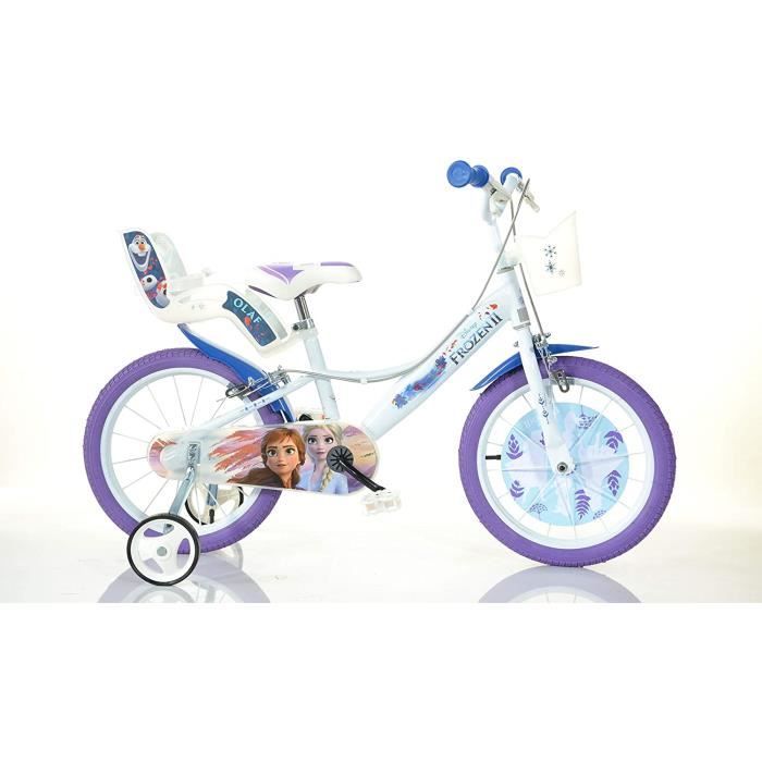 Vélo Reine des Neiges 14 pouces - Cdiscount