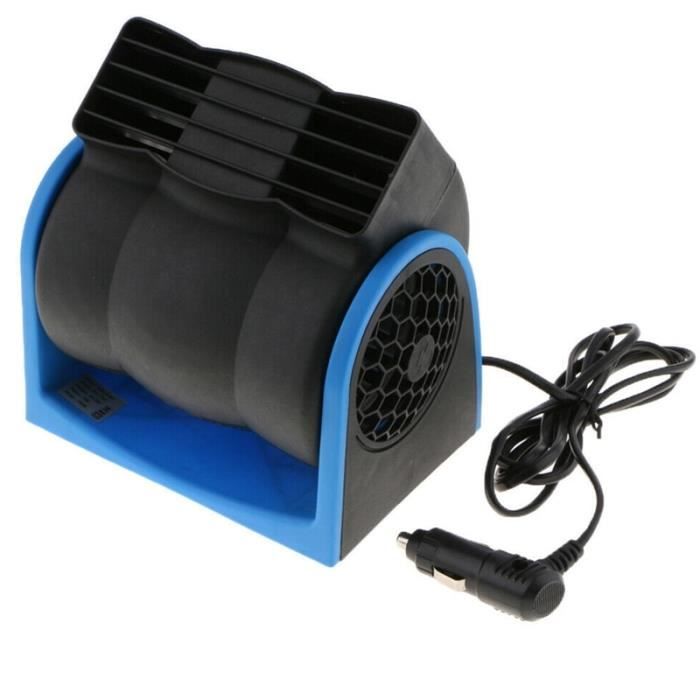 Confort vehiculeClimatiseur de voiture 12Vventilateur réglablesilencieuxavec allume-cigarepour véhicule- Type H01