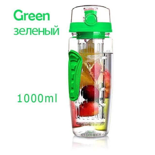 Gourde Infuseur à Fruits 32 Oz Willceal - Boule De Gel Détachable - Sans BPA - Sport Et Camping