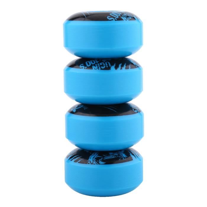 Roues De Skateboard Giilayky 52mm - Lot De 4 Avec Roulements - Blanc