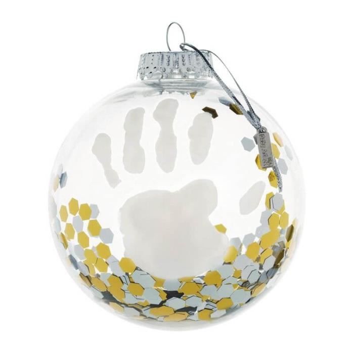 Baby Art Boule De Noel Empreinte Confetti Cdiscount Maison