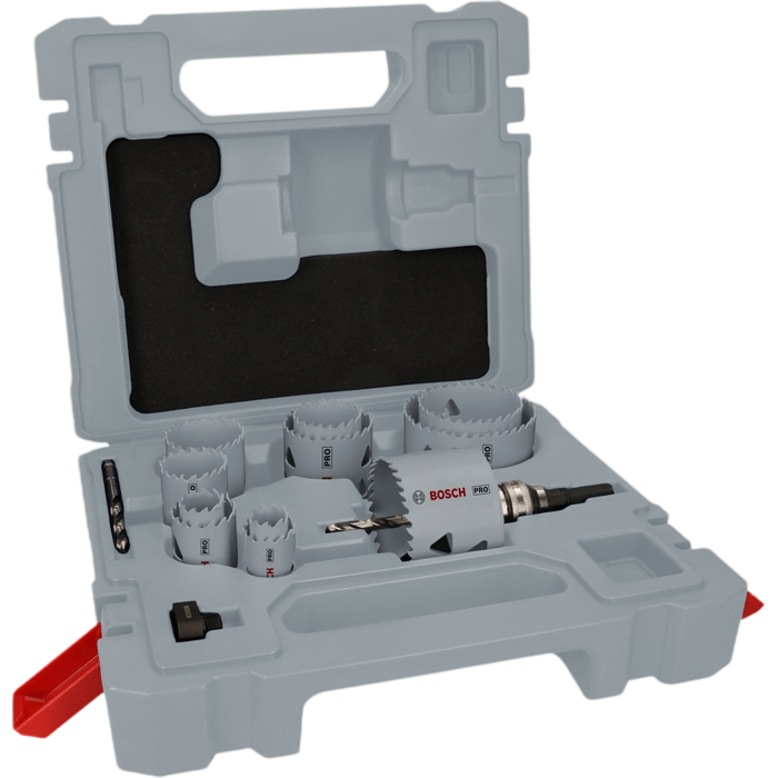 Coffret de scies trépans BOSCH PROFESSIONAL - PRO Multi Material - 15pcs - 20 à 76mm - Pour perceuses et visseuses
