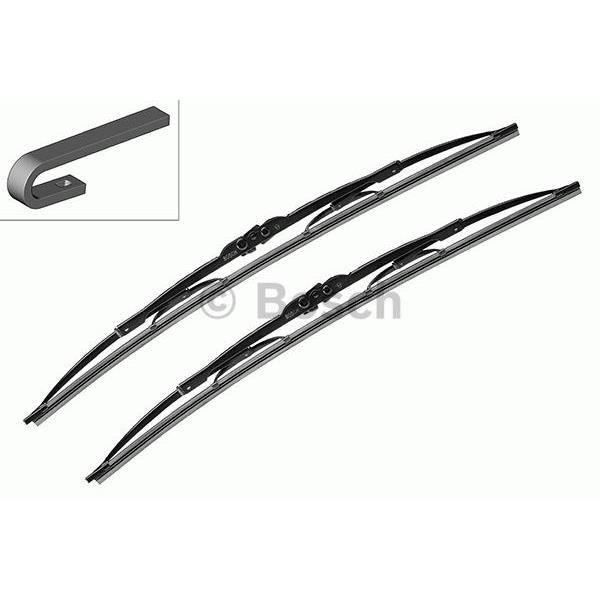1 balai avant Bosch AP23U Balai dessuie-glace plat universel Aerotwin
