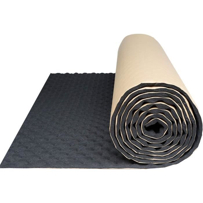 SOOMJ Tapis Isolation Acoustique Voiture 40x100 Cm - Mousse Insonorisante Autocollante Anti-Bruit, Anti-Feu, Imperméable - Idéal Capot, Portes, Coffre