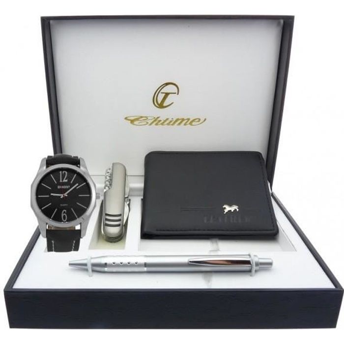 Coffret Cadeau Montre Homme Portefeuille Lampe Achat Vente Montre Bientot Le Black Friday Cdiscount