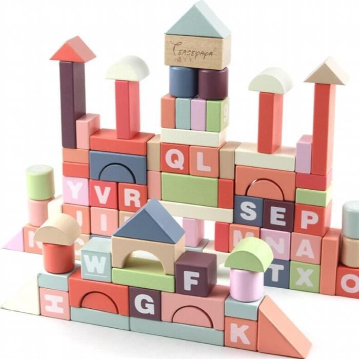 Jeu de construction Petit Arc-en-ciel - Goki Evolution - Jouet en bois dès 2 ans