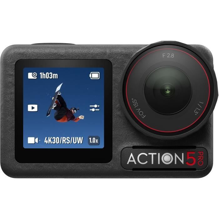 Osmo Action 5 Pro Standard Combo - DJI - CMOS 1/13 - Ecran tactile - UHD 4K120 2.7K120 1080p240 - 12 Mpx - Bluetooth 5.0 - Wifi