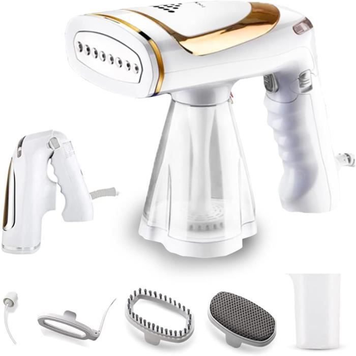 Défroisseur Vapeur Portable à Main - Double Mode Repassage, Design Pliable, Idéal Voyage Et Maison
