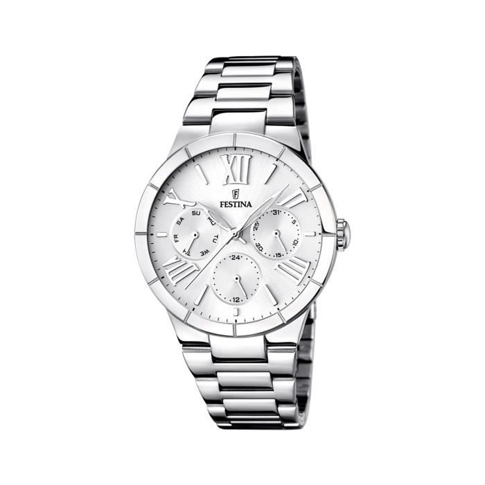 Montre - Festina - F16716/1 - Blanc - Acier - Étanchéité 5 Atm