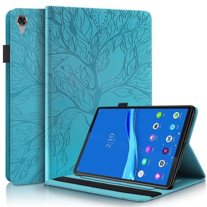 Housse Coque Lenovo Tab M10 HD 2nd Gen TB-X306F/ TB-X306X Etui de Tablette  Protection Premium PU Cuir Antichoc (10.1) -Bleu - Cdiscount Informatique