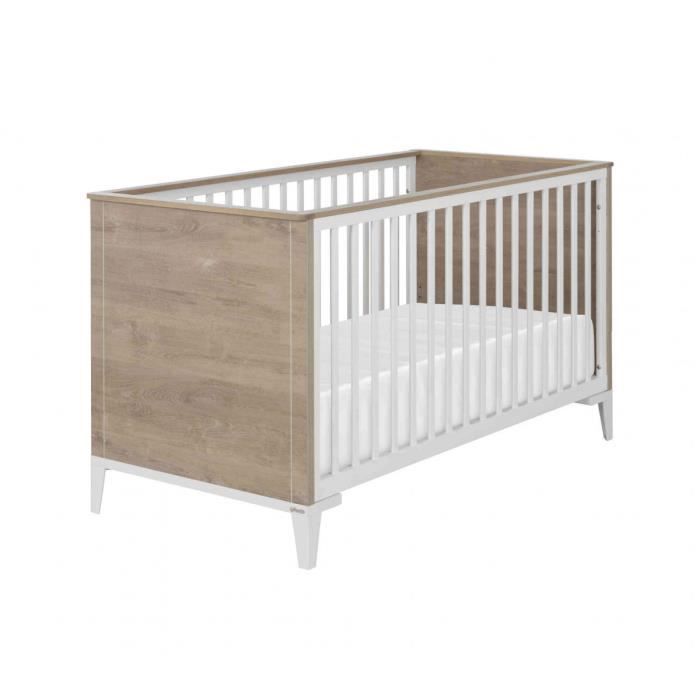 Lit Bebe En Bois Imitation Chene Blond Lt5043 1 Naturel Fabrique En France Galipette Cdiscount Puericulture Eveil Bebe