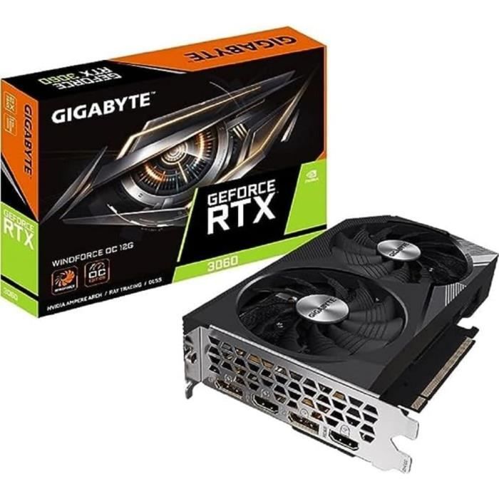 GIGABYTE NVIDIA GeForce RTX 3060 WINDFORCE OC V2 12GB GDDR6