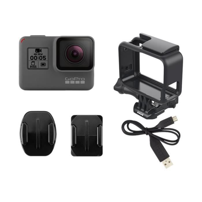 Caméra sport GoPro HERO5 Black - Gris - Imperméable - 4K - 12.0 MP - Bluetooth